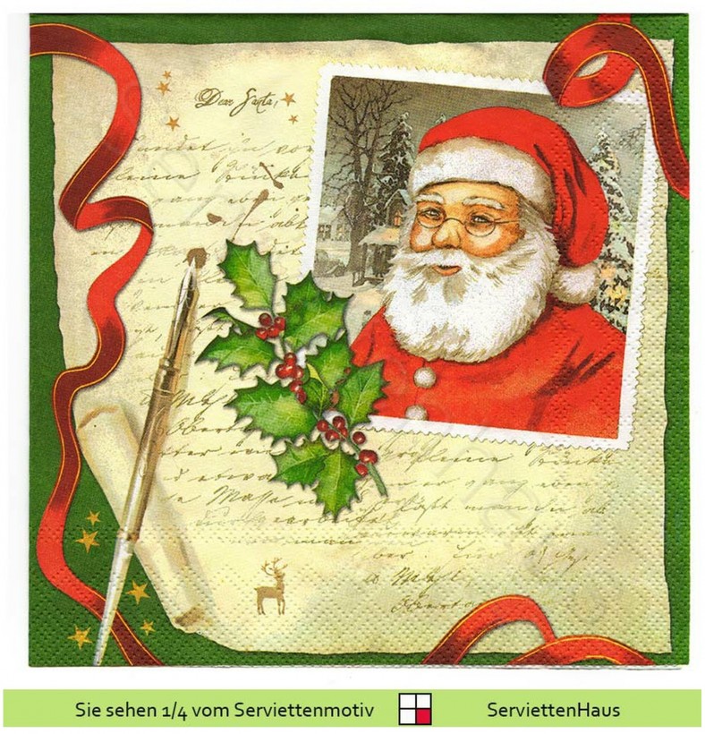Lieber Nikolaus - 1 Lunch Serviette