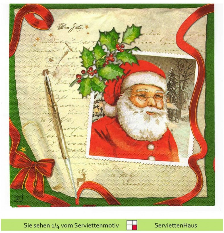 Lieber Nikolaus - 1 Lunch Serviette