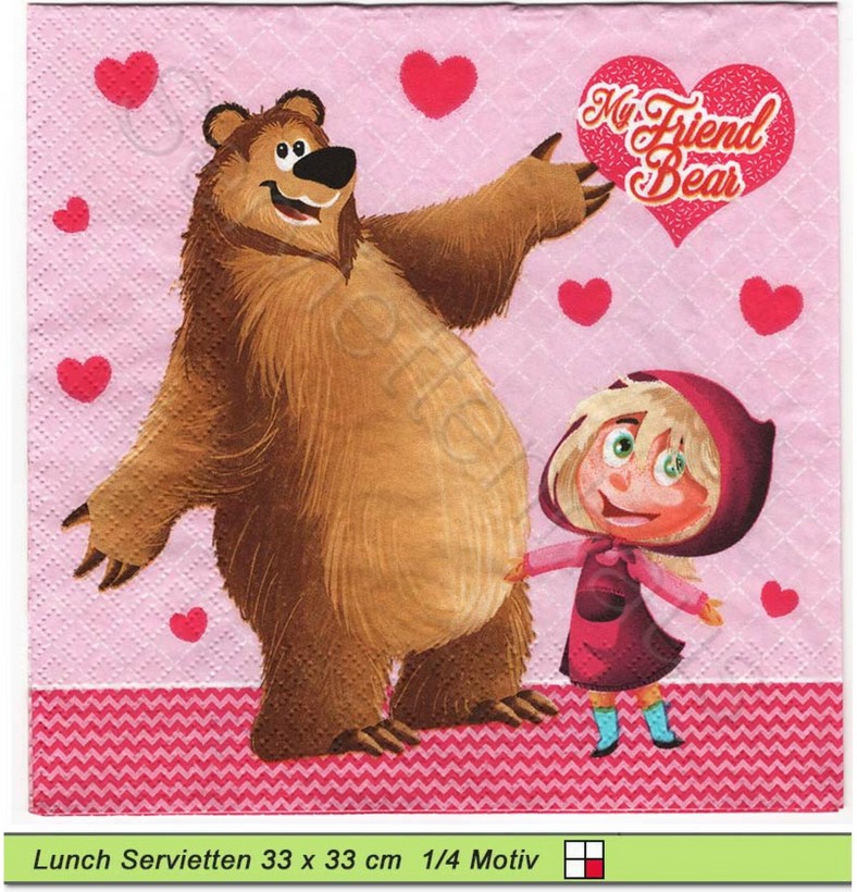 Mein Freund der Bär - 1 Lunch Serviette