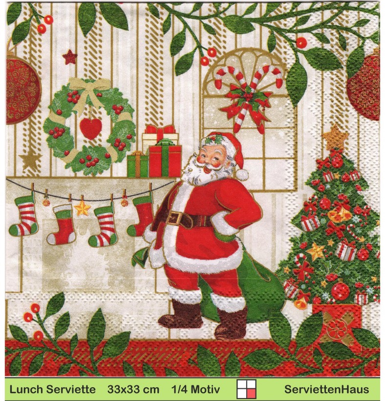 Nikolaus ist da - 1 Lunch Serviette