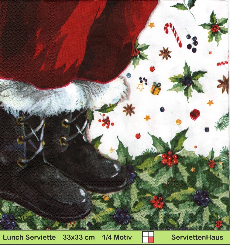 Die Stiefel vom Nikolaus - 1 Lunch Serviette