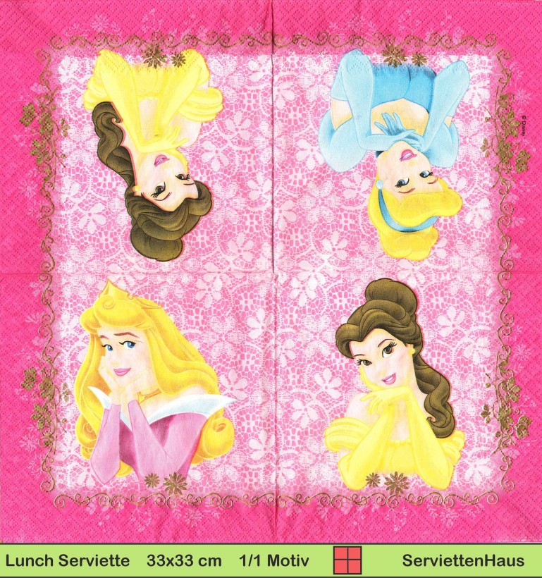 Disney Aschenputtel - 1 Lunch Serviette