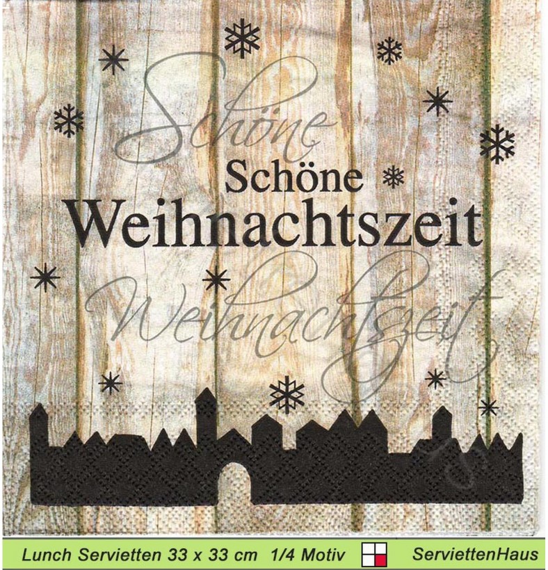 Schöne Weihnachtszeit - 1 Lunch Serviette
