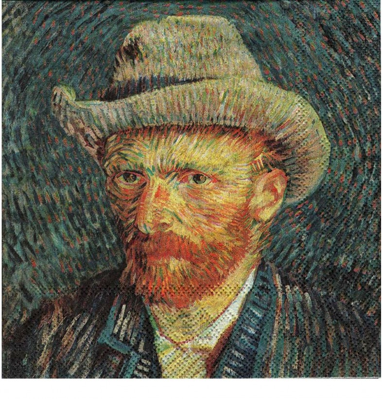 Van Gogh - Selbstportrait - 1 Lunch Serviette