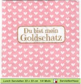 Du bist mein Goldschatz - 1 Lunch Serviette
