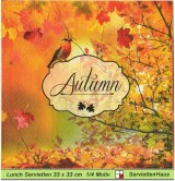 Herbst - Autumn - 1 Lunch Serviette